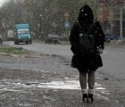 Первый снег в Луганске